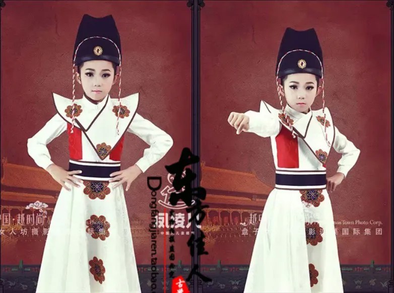 Qian You Zi Детский Костюм фотография для мальчиков Маленький Меч Императорский телохранитель Древний китайский военный сотрудник