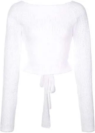 Eckhaus Latta джемпер на завязке сзади