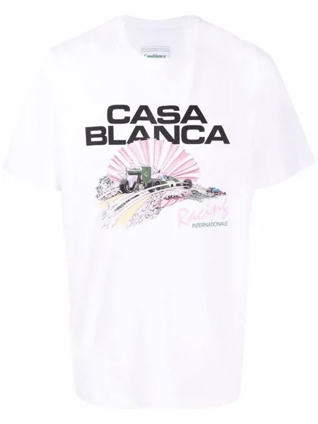 Casablanca logo-print T-shirt