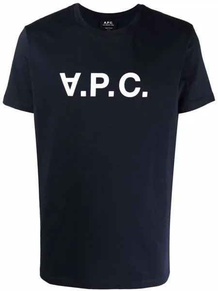 A.P.C. футболка V.P.C с логотипом
