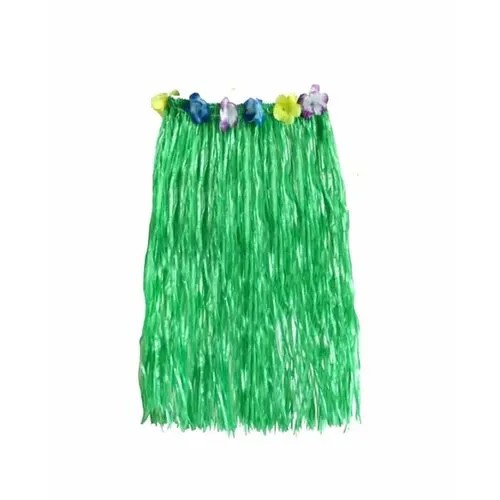 Гавайская юбка Длинная 60 см, цвет Зеленый
