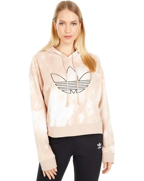 Худи adidas Originals AOP Crop, цвет Multicolor