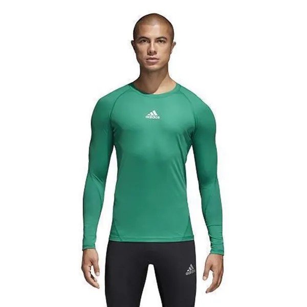 Лонгслив мужской Adidas CW9504 зеленый S