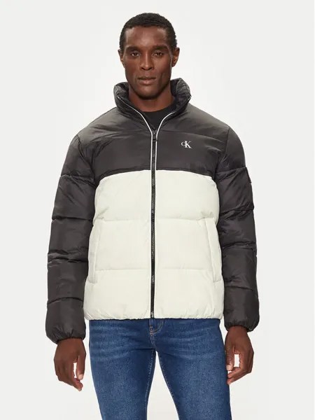 Пуховик стандартного кроя Calvin Klein Jeans, экрю