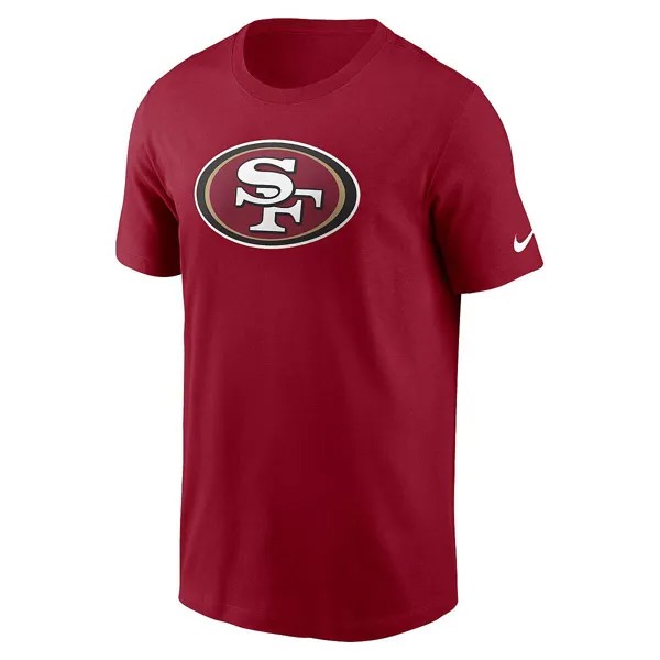 Футболка NFL San Fransisco 49ers Essential Logo T-Shirt Nike, цвет Tannengrün