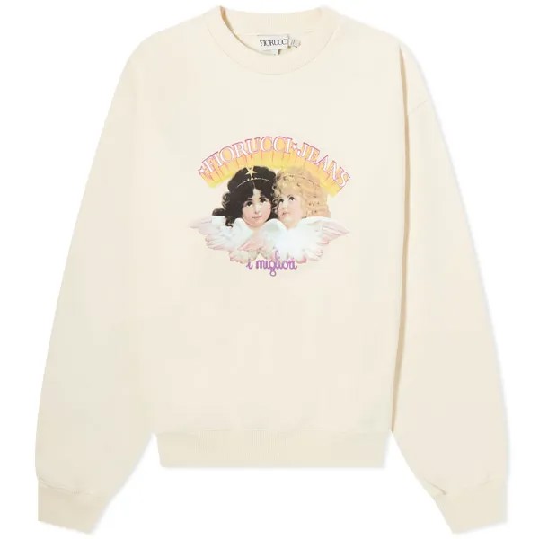 Свитшот Fiorucci Angel Crew, белый