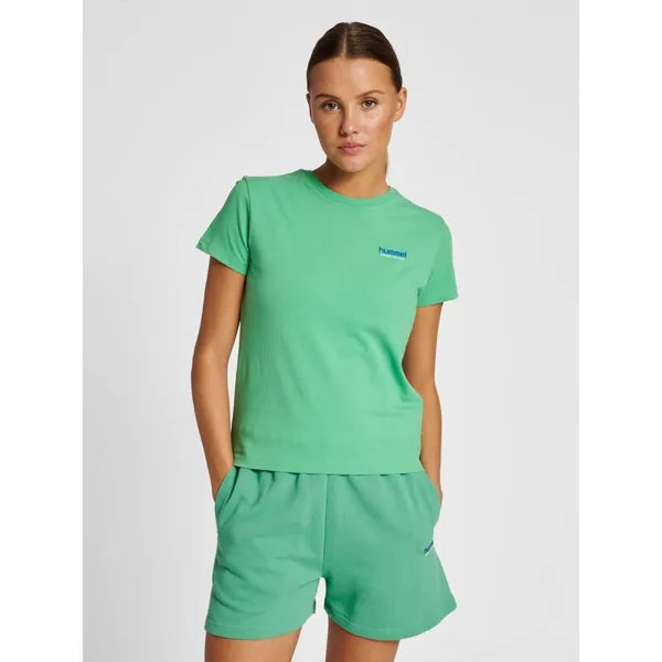 Hmllgc Kristy Короткая футболка женская для спорта и отдыха HUMMEL, цвет gruen