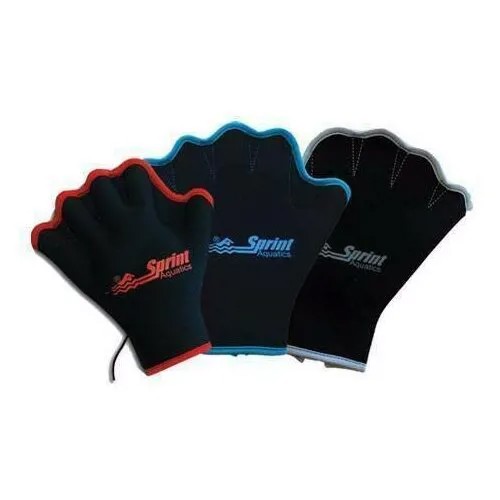 Перчатки для аква-аэробики неопреновые (без пальцев) Sprint Aquatics Fingerless Force Gloves 775 - разм. L