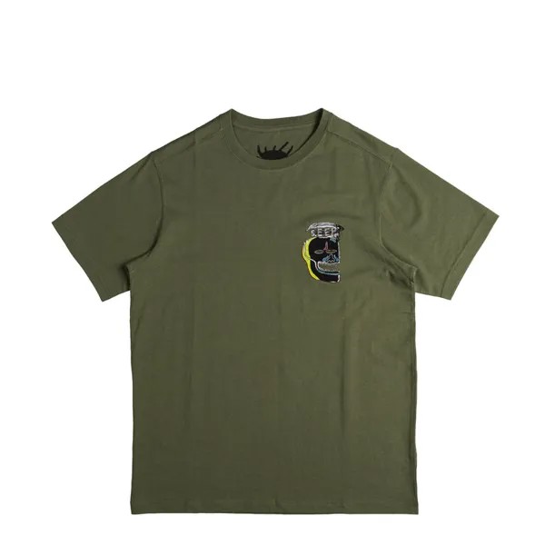 Рубашка X Jean-Michel Basquiat 5.Eep T-Shirt Maharishi, зеленый