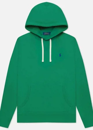 Мужская толстовка Polo Ralph Lauren Embroidered Pony Fleece Hoodie, цвет зелёный, размер XXL