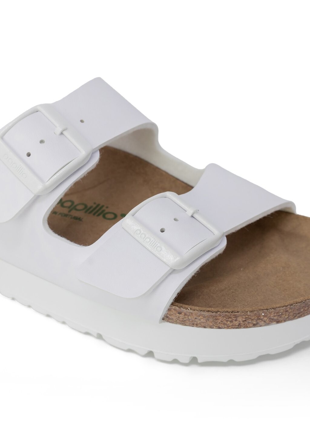 Тапочки Arizona Birkenstock, белые