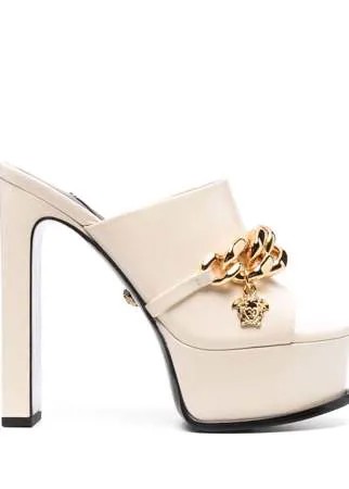 Versace мюли Medusa Chain на платформе