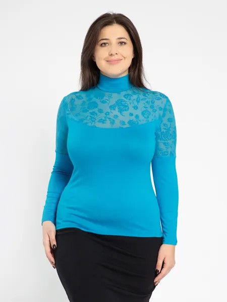 Водолазка женская Magic Lady cl035_c1096 голубая 54 RU