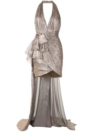 Zuhair Murad платье с оборками