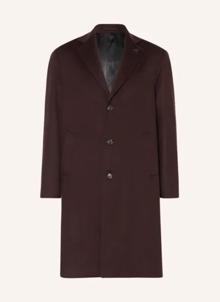 Шерстяное пальто Lardini, красный