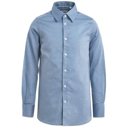 Рубашка Gulliver, размер 122, синий