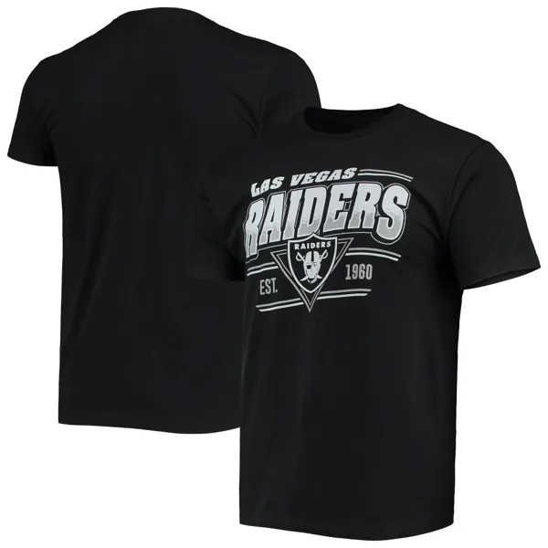 Мужская черная футболка Junk Food Las Vegas Raiders Throwback