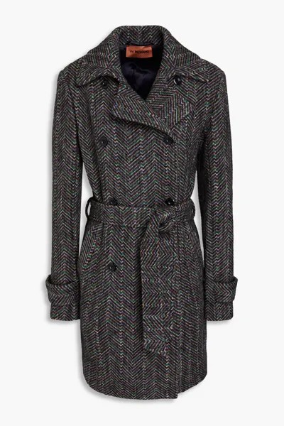 Пальто из смесовой шерсти Missoni, темно-серый