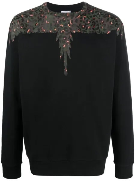 Marcelo Burlon County of Milan толстовка с принтом Animalier Wings, черный