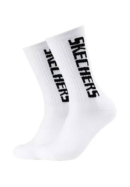 Носки Skechers Unisex Tennis Sock cushioned line 2p, белый