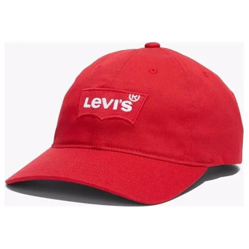 Кепка Levi's, демисезон/лето, хлопок, подкладка, размер OS, красный