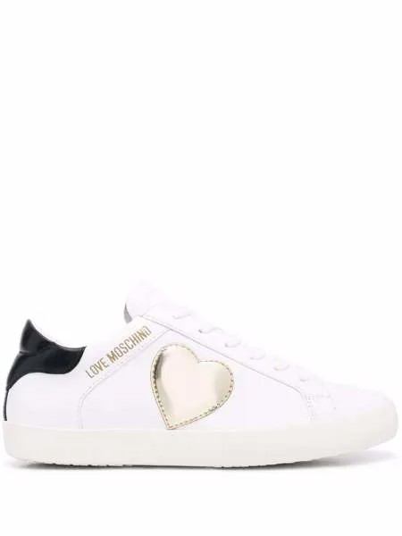 Love Moschino logo heart low-top sneakers