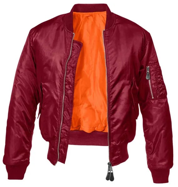 Классическая куртка MA1 Brandit, бургундия