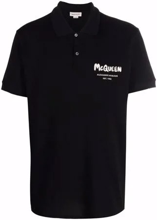 Alexander McQueen рубашка поло с логотипом