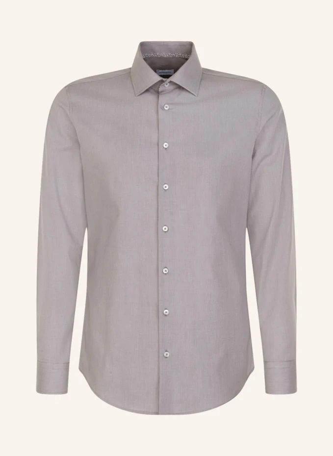 Деловая рубашка x-slim fit Seidensticker, серый