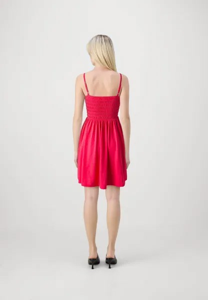 Легкое платье SMOCKED MINI DRESS GAP, красный