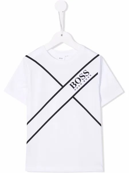BOSS Kidswear футболка с логотипом