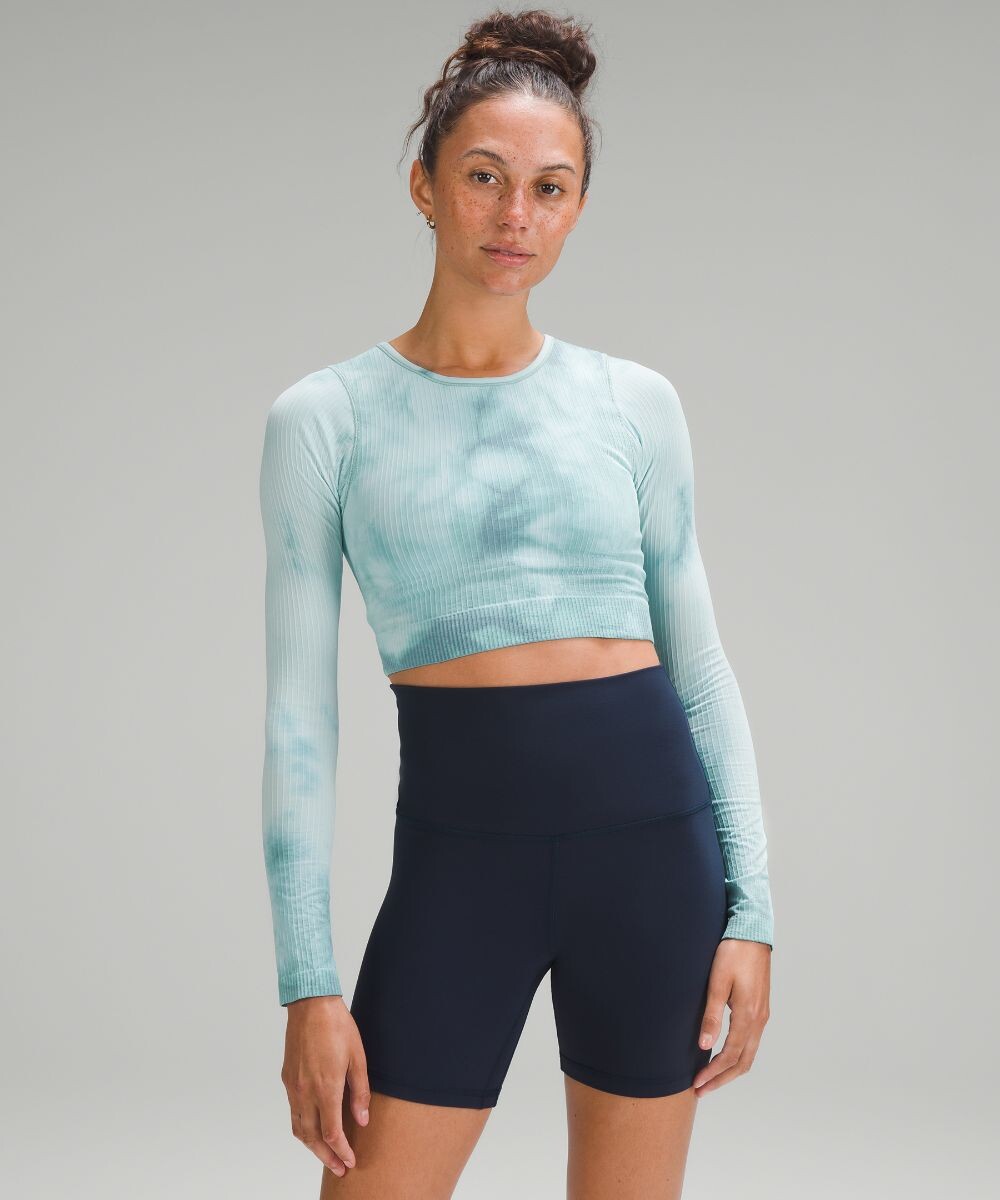 Рубашка с длинным рукавом Ebb to Street Lululemon