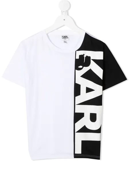 Karl Lagerfeld Kids футболка с логотипом