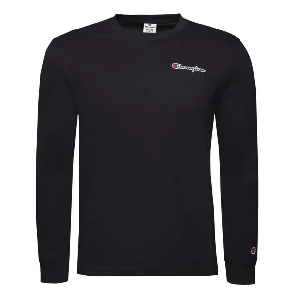 Толстовка Champion Langarmshirt Crewneck Long Sleeve, черный