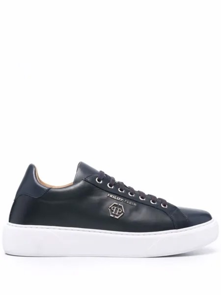 Philipp Plein кеды на шнуровке, синий