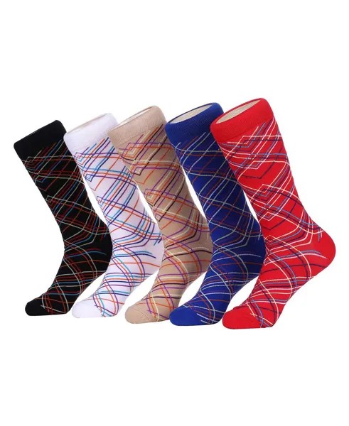 Мужские носки Criss Cross Streak Crew (5 шт.) Mio Marino