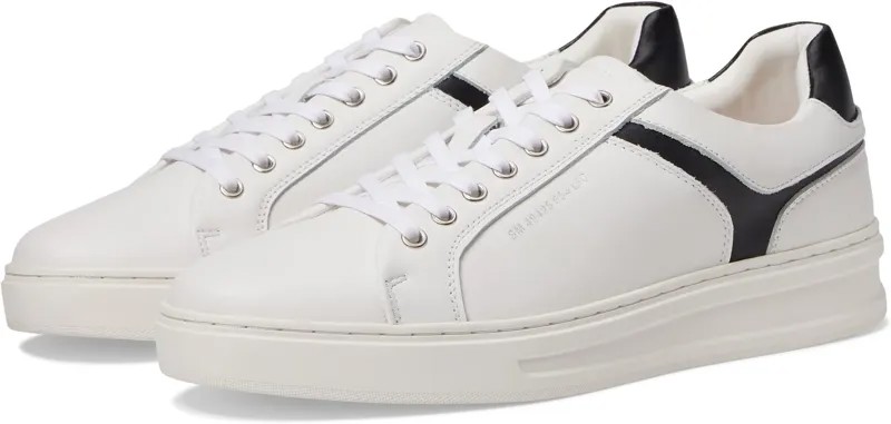 Кроссовки Steve Madden Mccord, цвет White/Black Leather