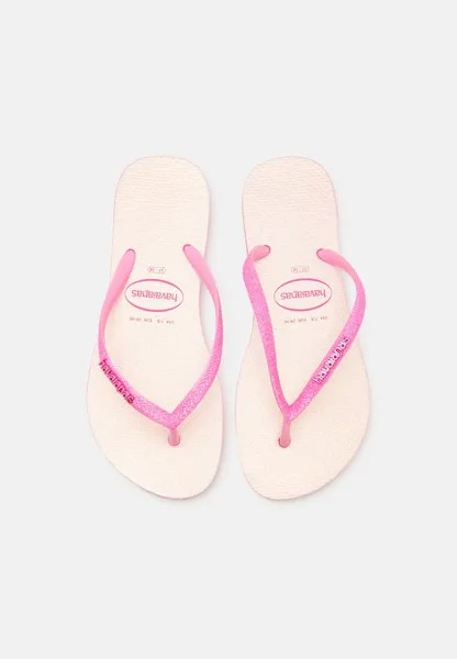 Шлепанцы SLIM GLITTER Havaianas, цвет pink lemonade