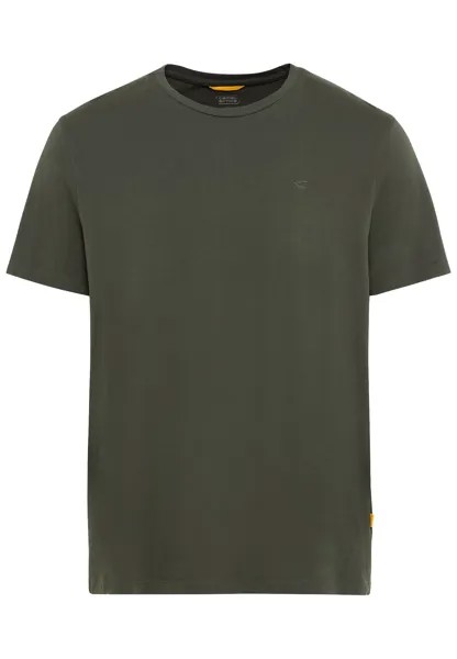 Футболка Camel Active aus nachhaltigem Organic Cotton, зеленый