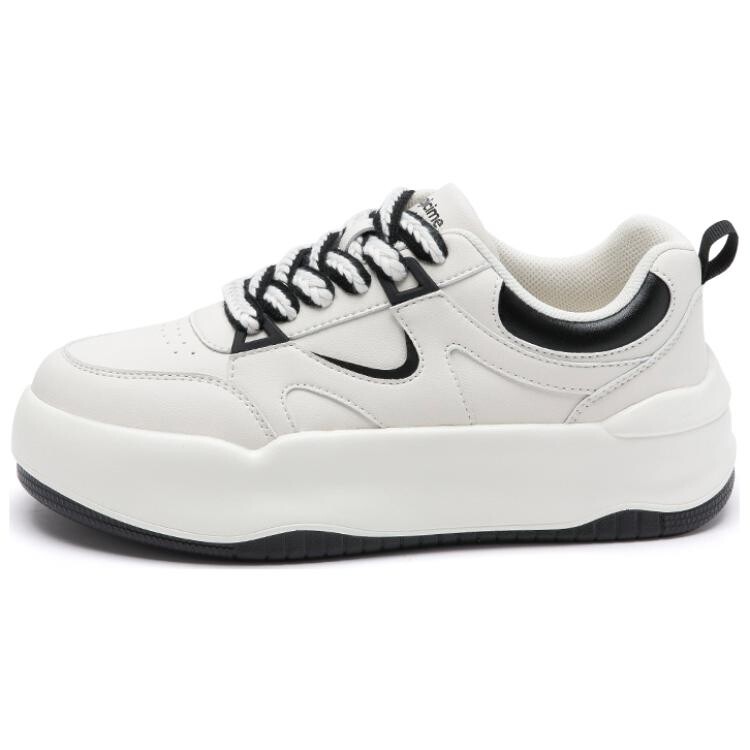 Кроссовки AGSDON Lifestyle Shoes Women's Low-top, бежевый/черный