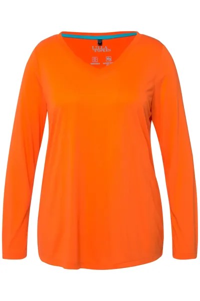 Лонгслив Ulla Popken, цвет knallorange