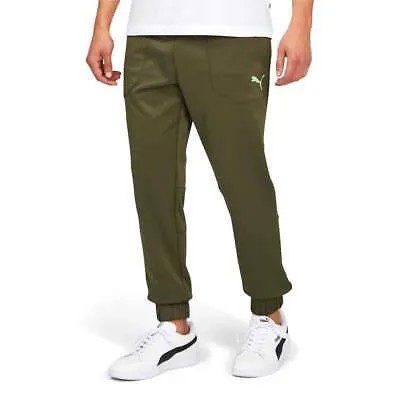 Puma Train Pwr Fleece Training Joggers Mens Green Casual Athletic 522552-32