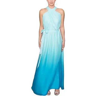 Rachel Rachel Roy Женское синее шифоновое вечернее платье макси 12 BHFO 6243