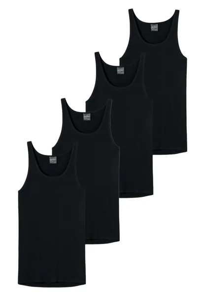 Майка Schiesser/Tanktop Original Classics Feinripp, черный