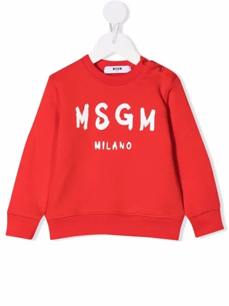 MSGM Kids толстовка с логотипом