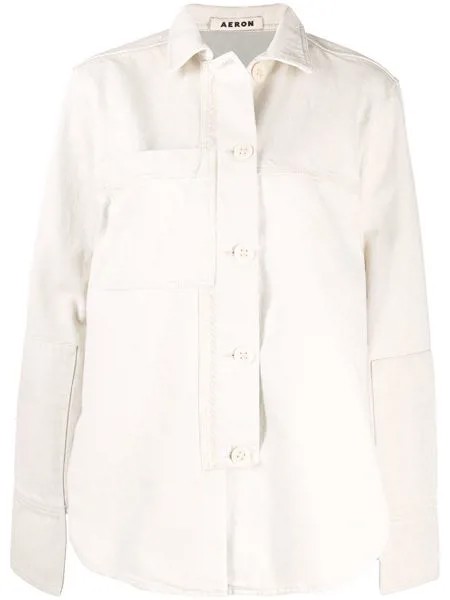 Aeron куртка-рубашка на пуговицах с закругленным подолом