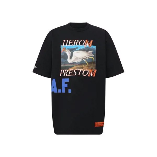 Хлопковая футболка Heron Preston