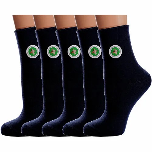 Носки PARA socks, 5 пар, размер 23, синий