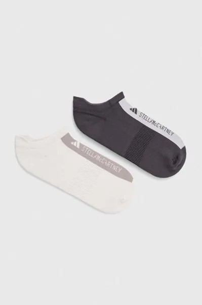 2 пары носков adidas by Stella McCartney, серый