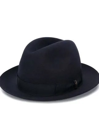 Borsalino шляпа-федора с лентой